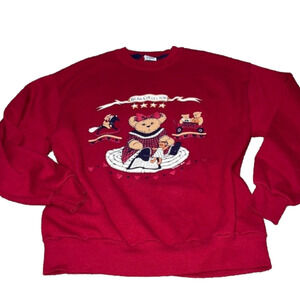 Vintage Gopher Sport Bear Collection Crewneck Sweatshirt Size Large